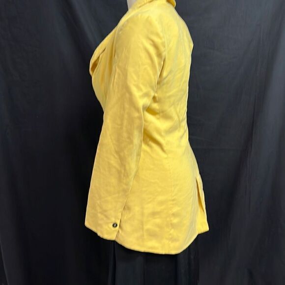 Zara Basic Collection Yellow Jacket Size Medium - Picture 7 of 10
